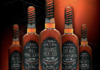 Halloween whiskey bottles with J. Mattingly 1845 Distillery
